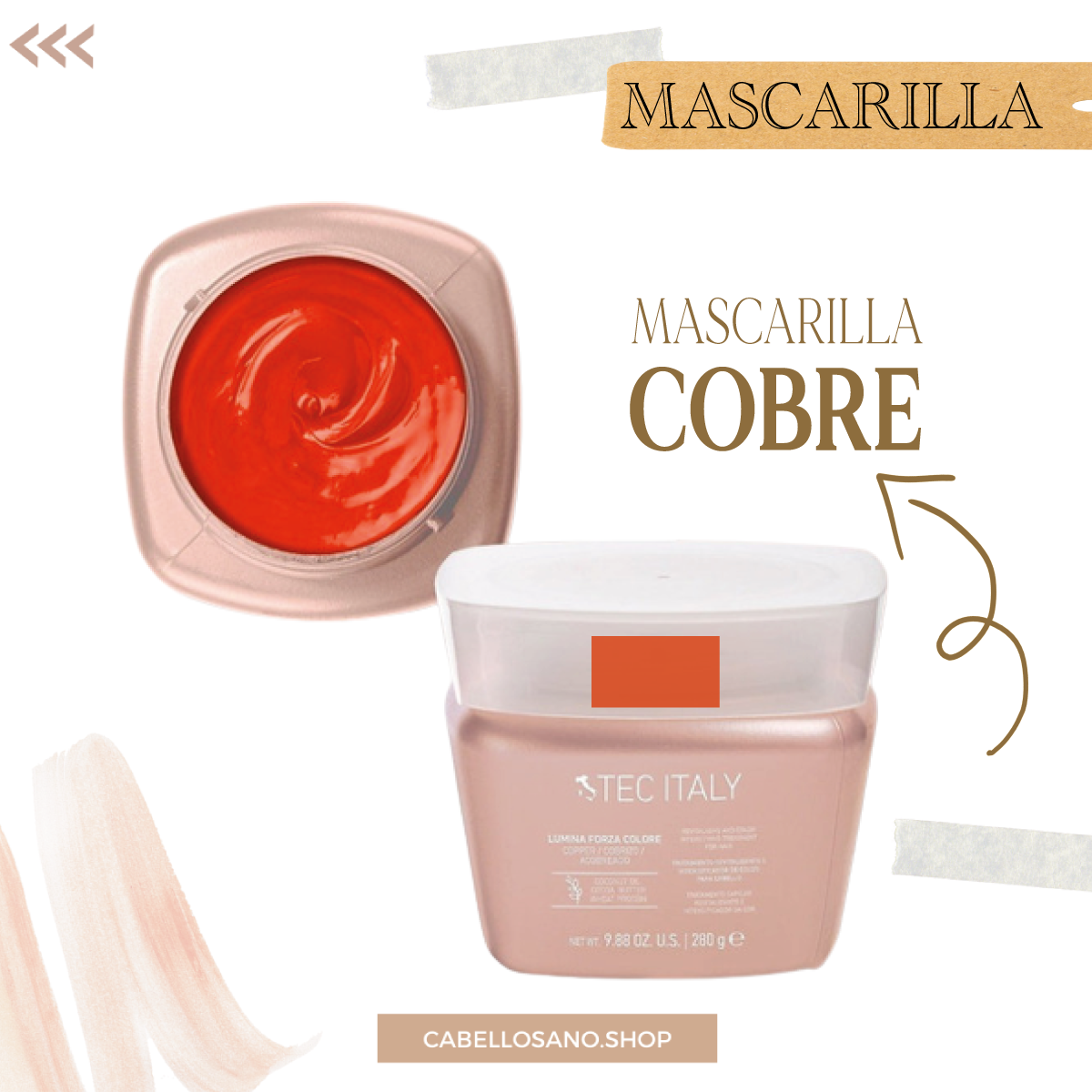 MASCARILLA COBRE TECITALY